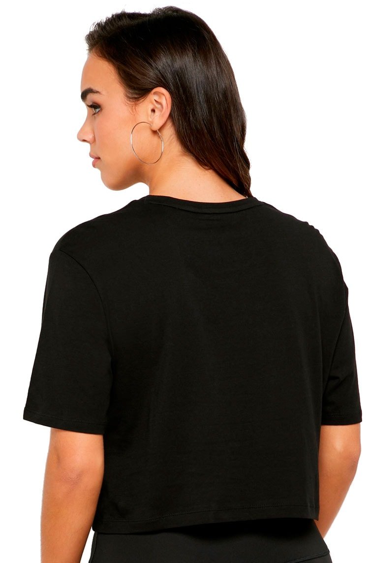 Camiseta Puma Essentials Cropped Feminina Preta - NewSkull