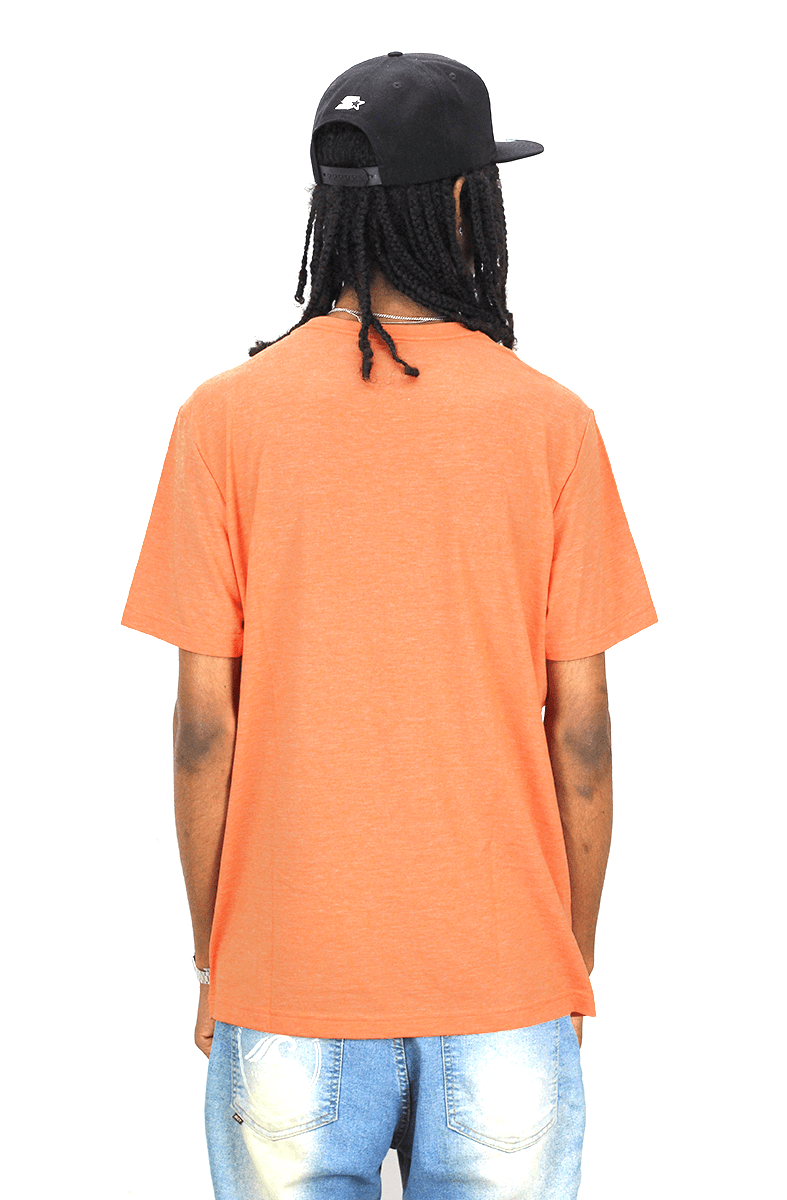 CAMISETA PUMA ESSENTIALS HEATHER LARANJA - NewSkull