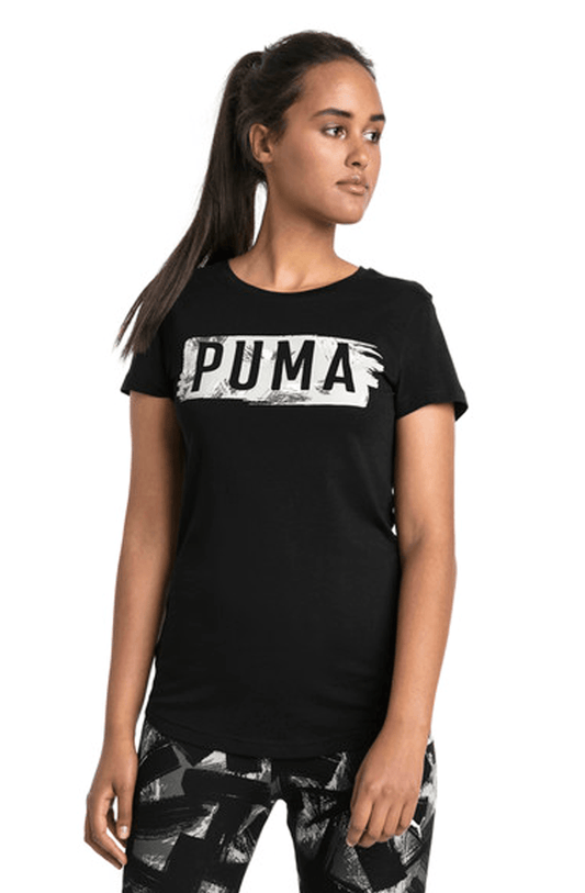 CAMISETA PUMA FUSION GRAPHIC FEM PRETO - NewSkull
