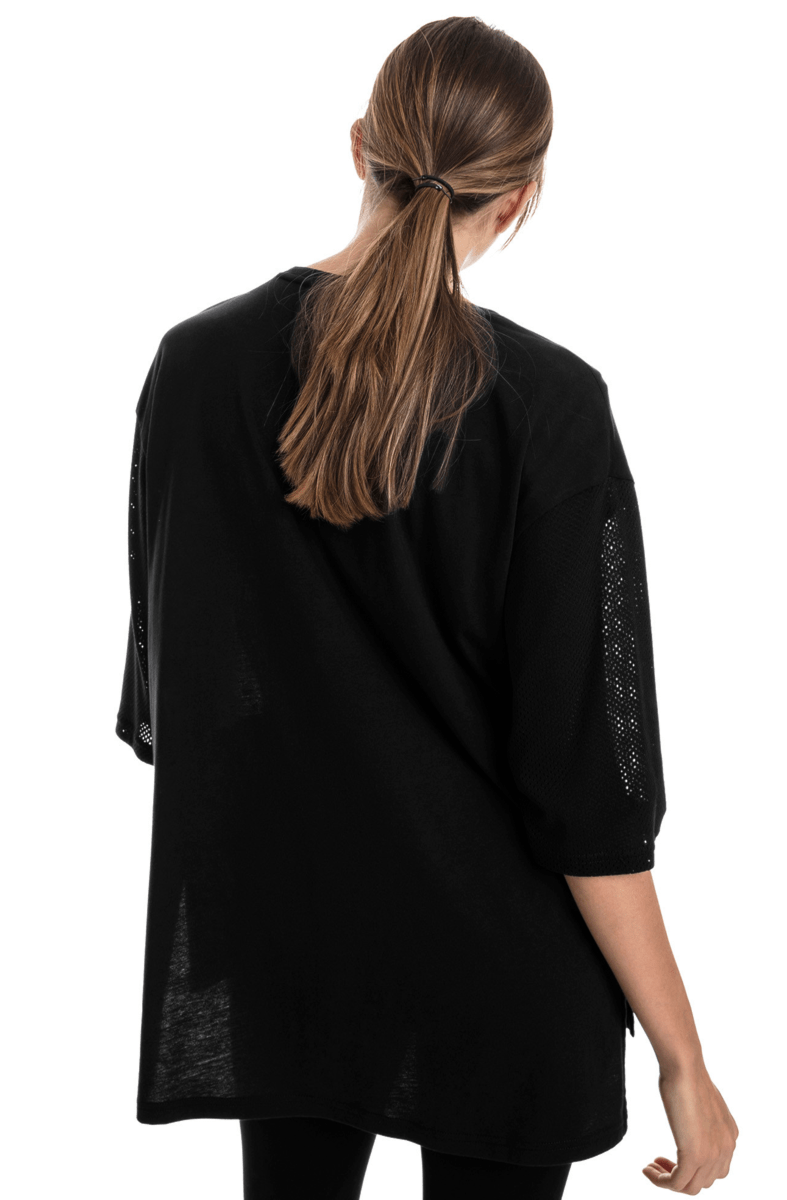 CAMISETA PUMA SPORTS BOYFRIEND FEMININA PRETO - NewSkull