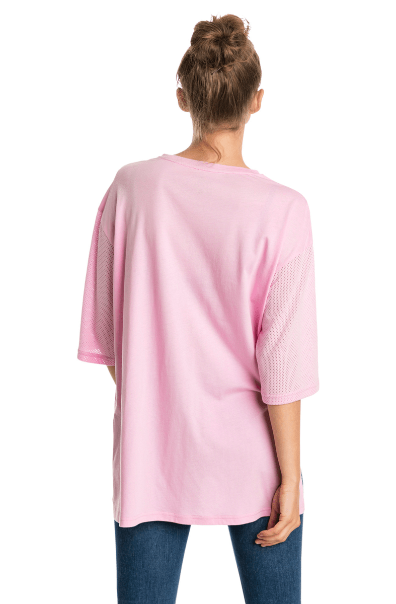 CAMISETA PUMA SPORTS BOYFRIEND FEMININA ROSA - NewSkull