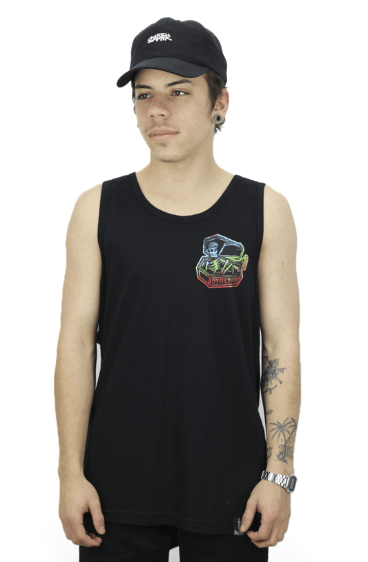 Camiseta Regata Blunt Basica Stay Dead Preta - NewSkull