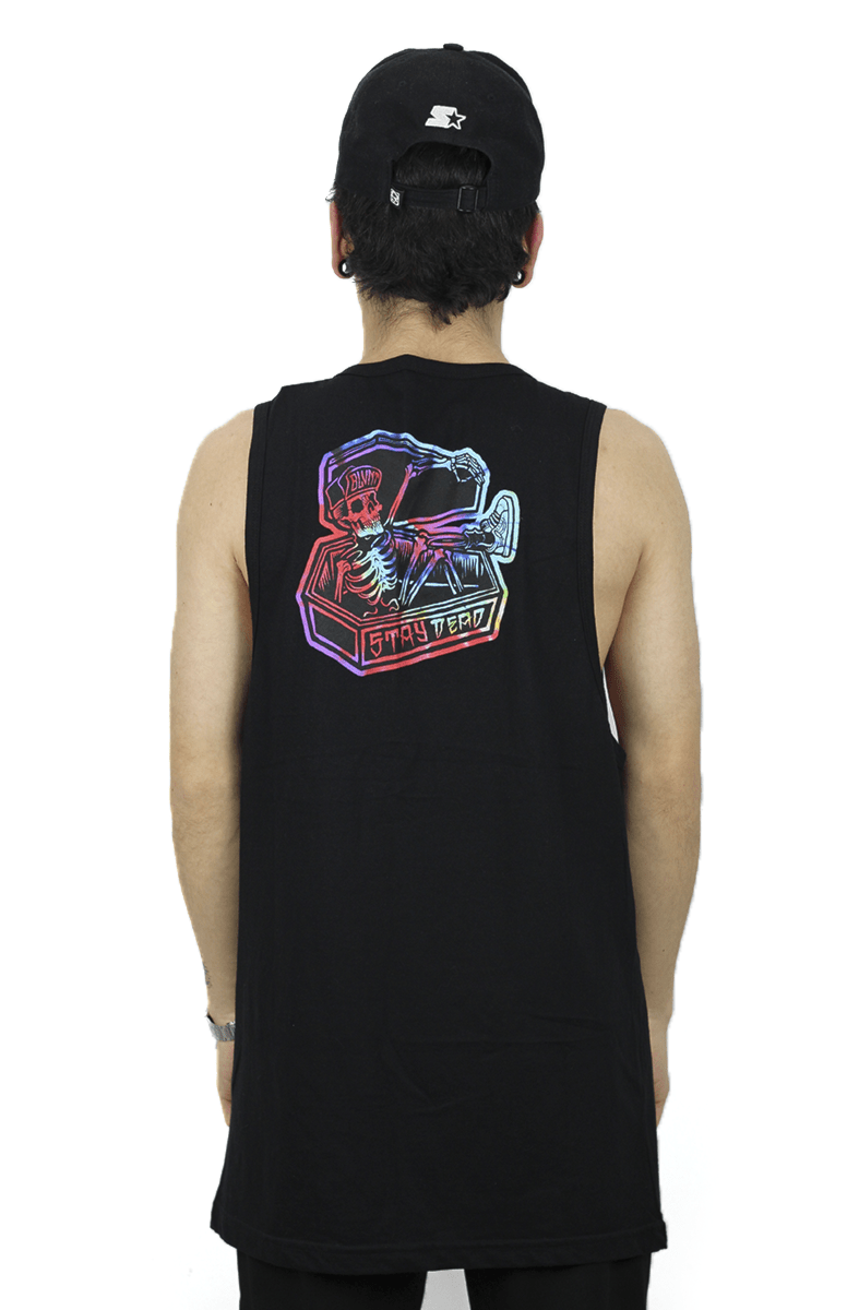 Camiseta Regata Blunt Basica Stay Dead Preta - NewSkull