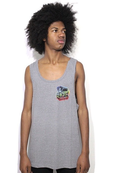 Camiseta Regata Blunt Stay Dead Cinza - NewSkull