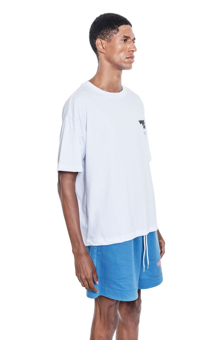 Camiseta Sopro Perigo Tee Branco/Preto - NewSkull