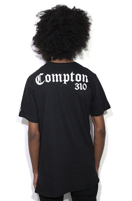 Camiseta Starter Black Label Compton Face Preta 2 - NewSkull