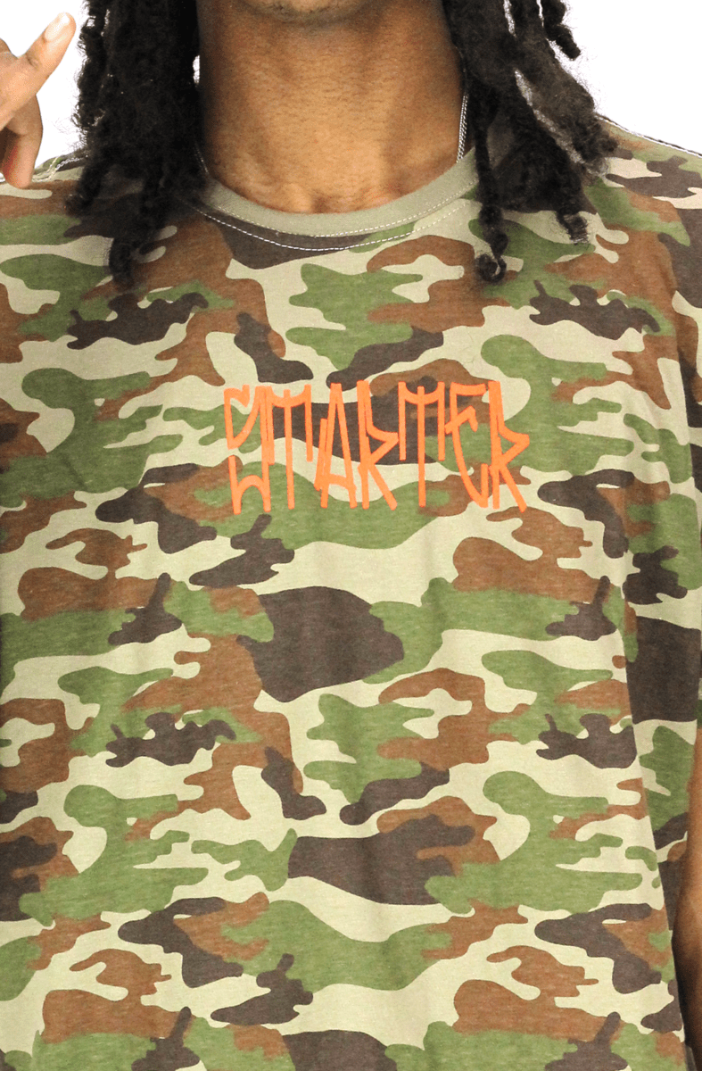 CAMISETA STARTER CAMO PIXO VERDE - NewSkull