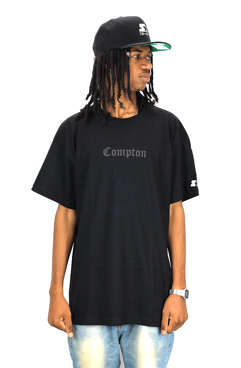 CAMISETA STARTER COMPTON BASIC EXTRA PRETA - NewSkull