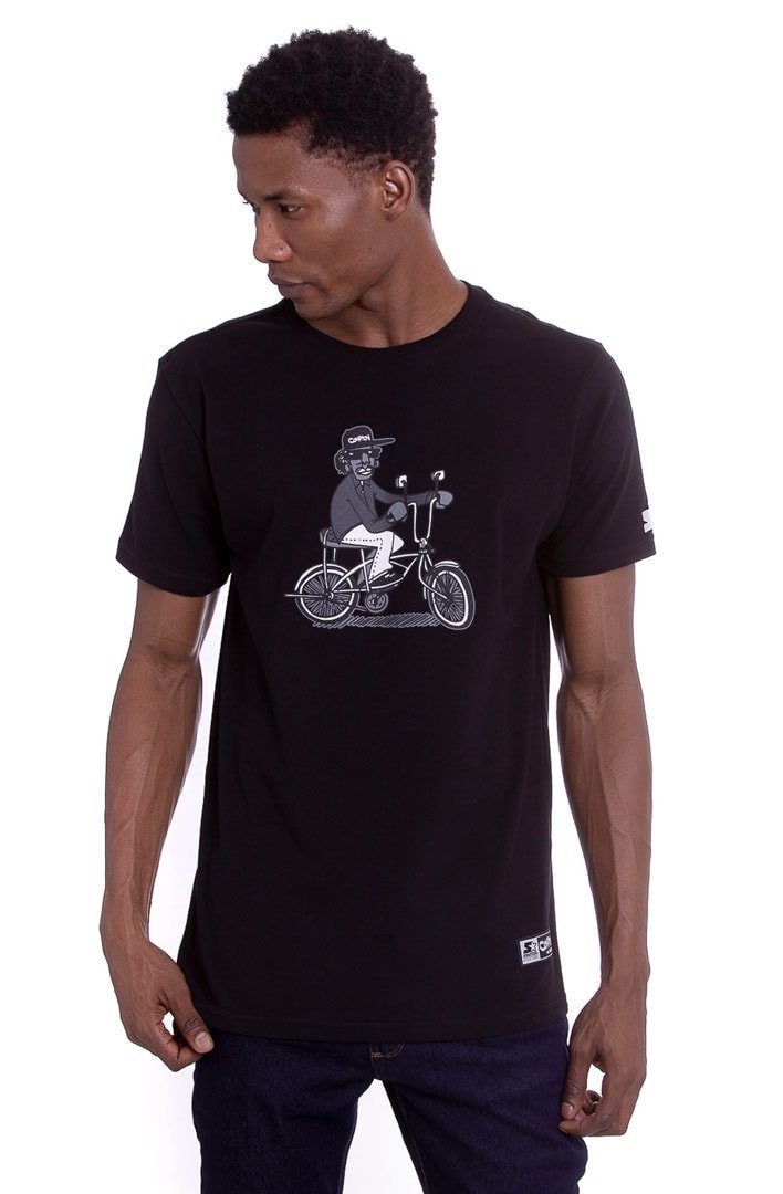 Camiseta STARTER Compton Bike Preta - NewSkull