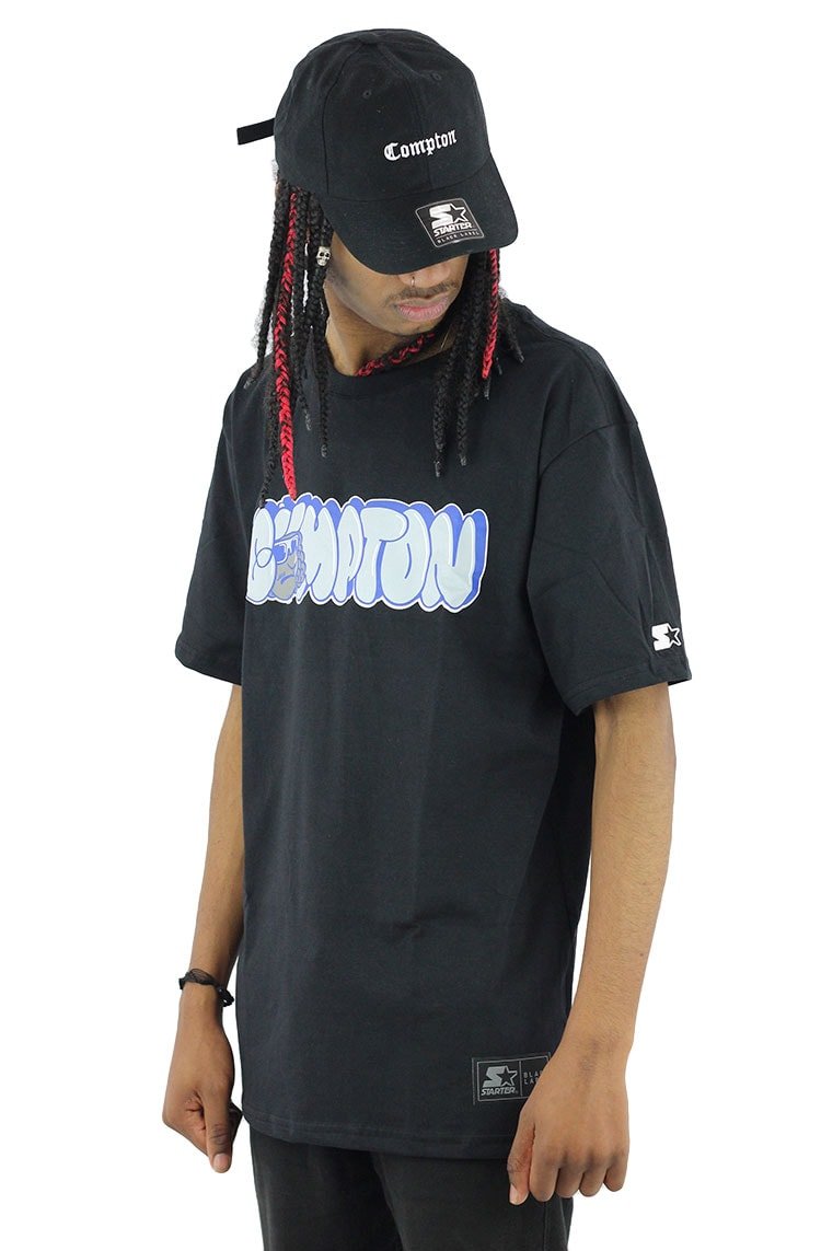 Camiseta Starter Compton Bomb Preta - NewSkull