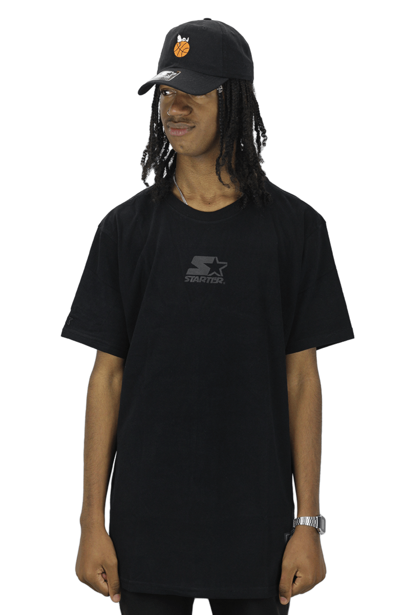 Camiseta Starter Especial Long Preta - NewSkull