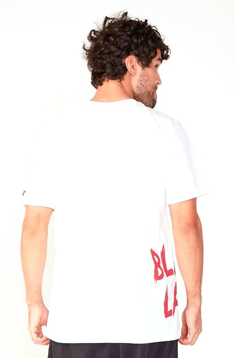 Camiseta Starter Estampada Off White/Vermelho/Preto - NewSkull