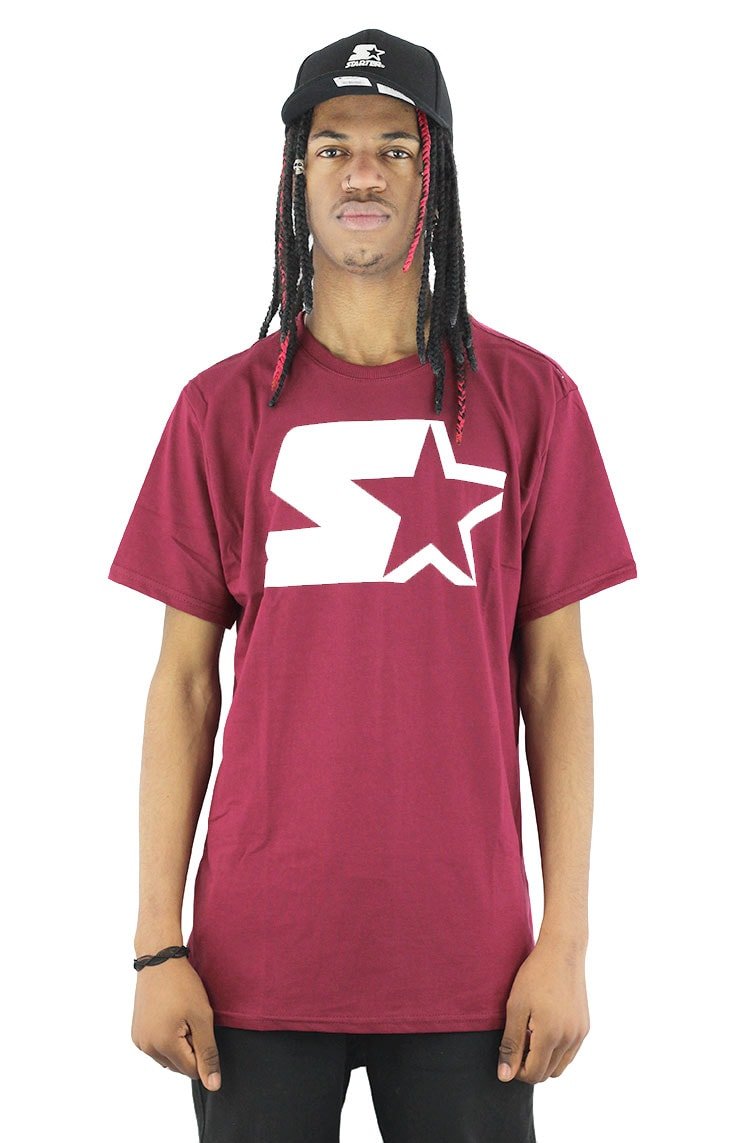 Camiseta Starter Logo Basic Bordo - NewSkull