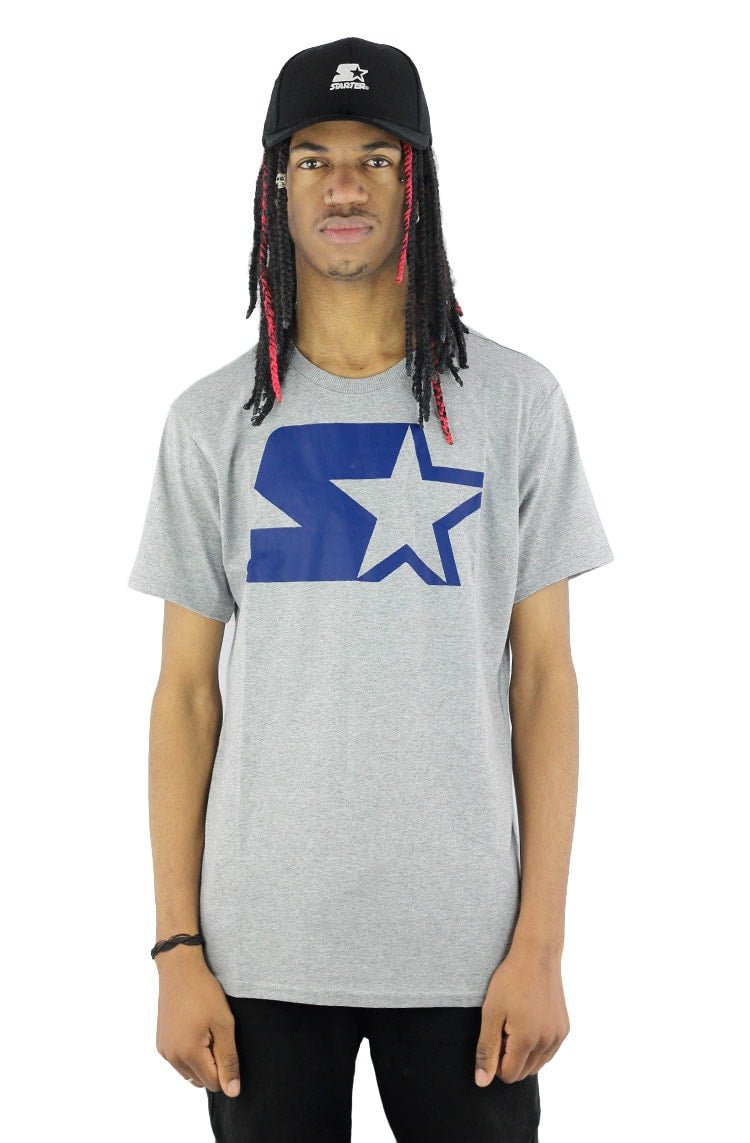 Camiseta Starter Logo Basic Cinza - NewSkull