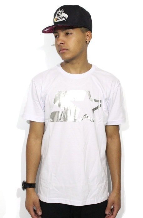 Camiseta Starter Logo Branca - NewSkull