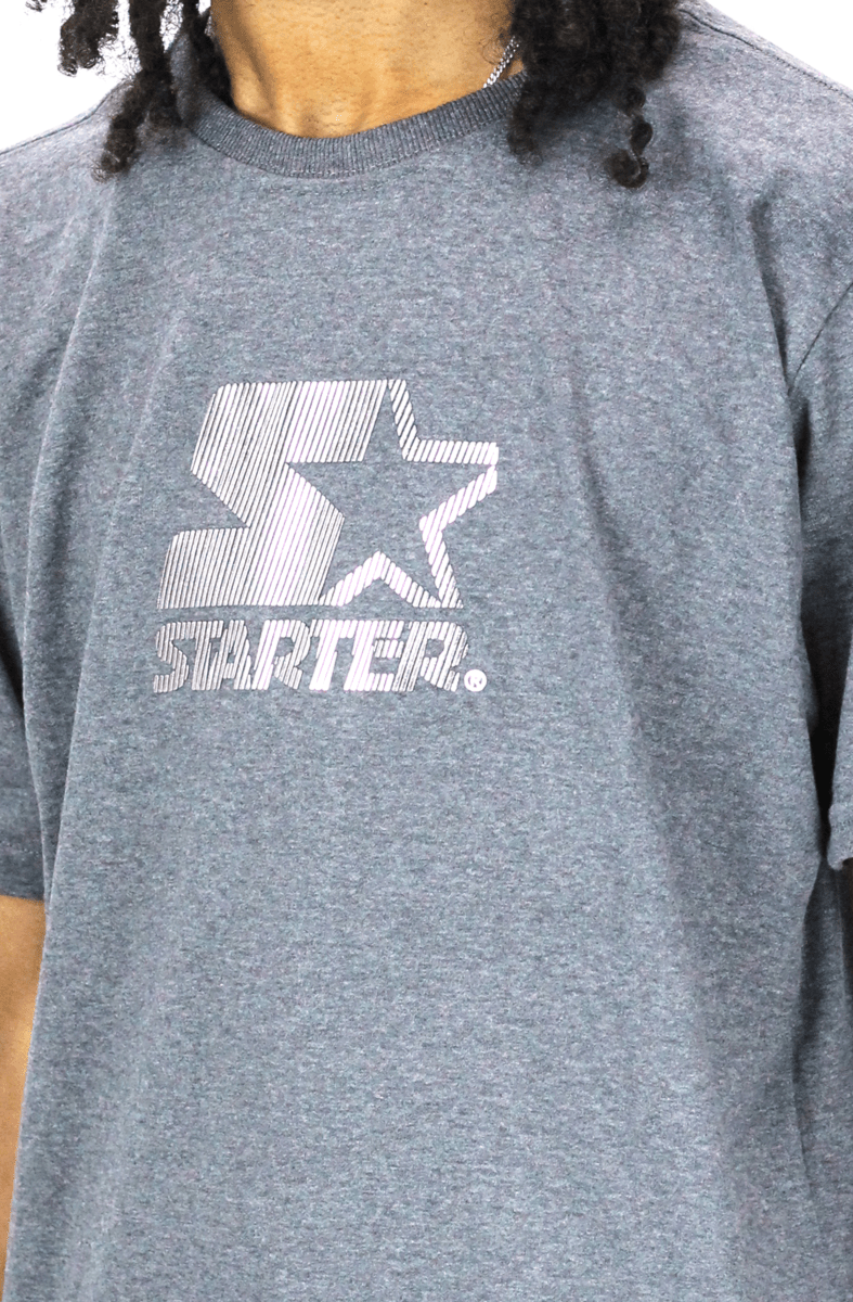 CAMISETA STARTER LOGO VINIL CINZA - NewSkull