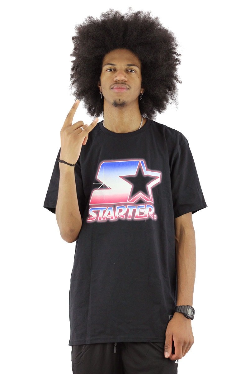 Camiseta STARTER Logo Vintage Summer Preta - NewSkull