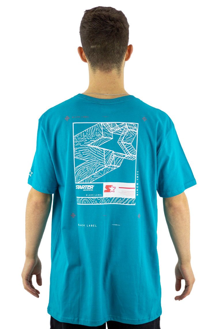 Camiseta Starter Look For The Star Verde/Branca - NewSkull