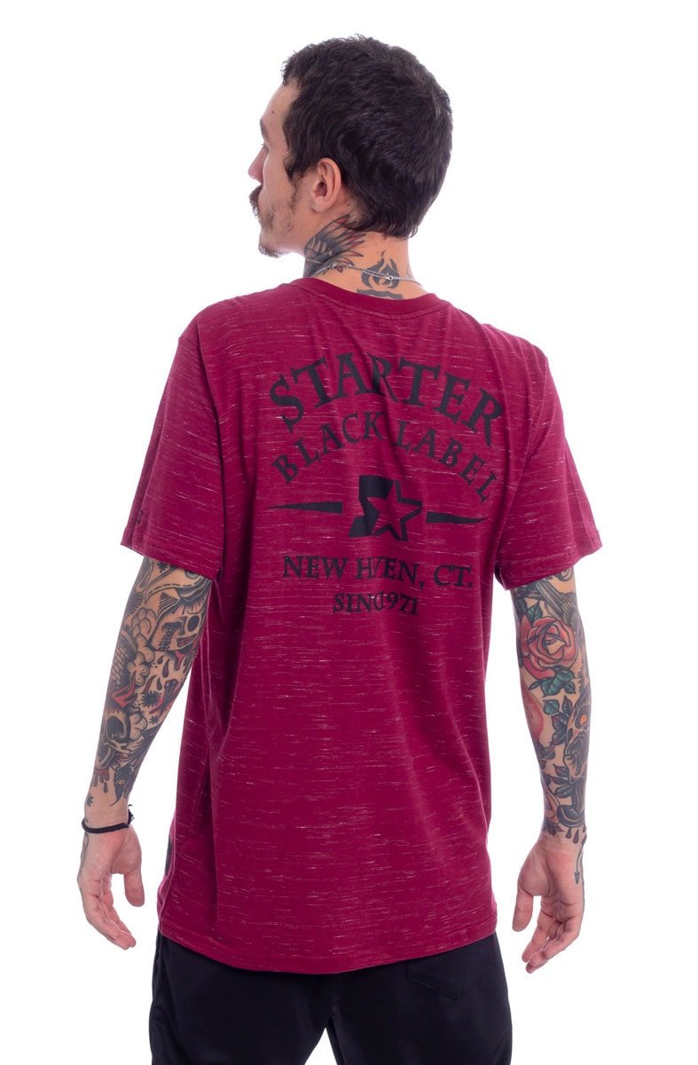 Camiseta STARTER NewHaven Bordo - NewSkull