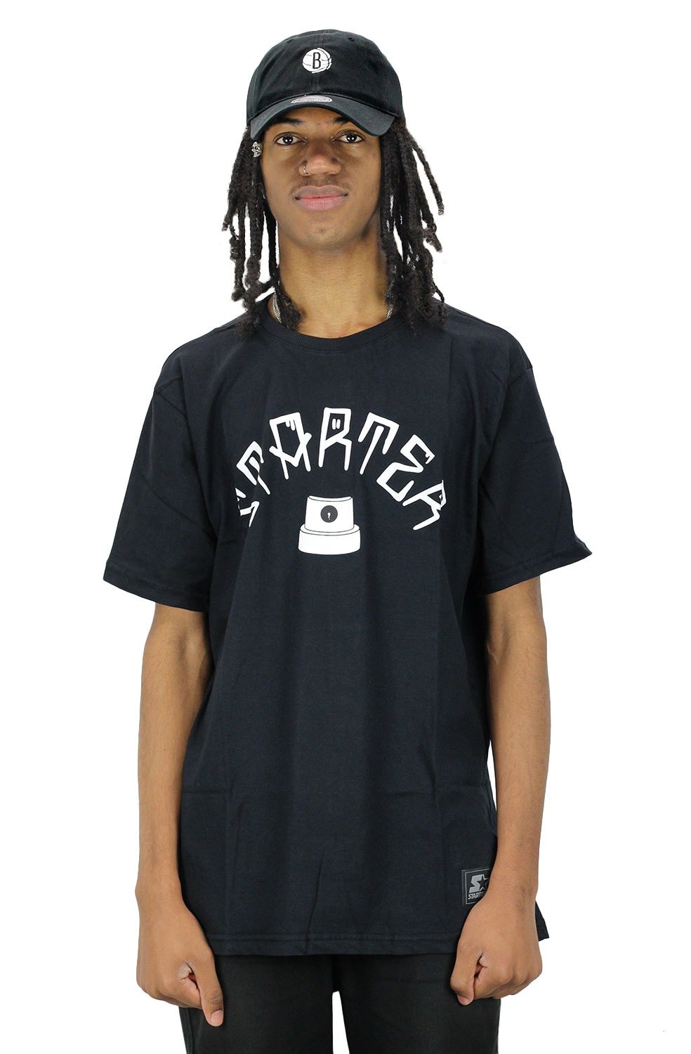 CAMISETA STARTER PIXO CAP PRETA - NewSkull