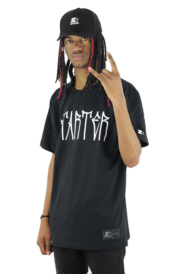 Camiseta Starter Pixo Preta/Branco - NewSkull