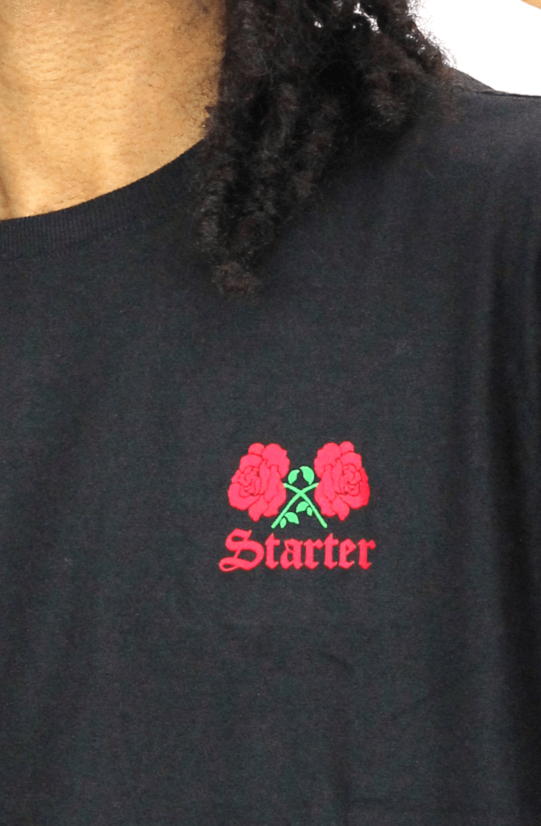 CAMISETA STARTER SCIENT OF FLOWER PRETO - NewSkull