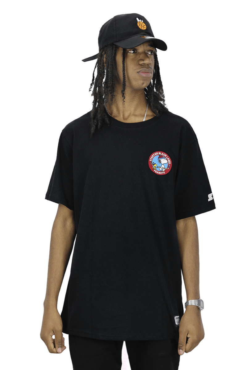 Camiseta Starter X Peanuts Snoopy Hoquei Preto - NewSkull