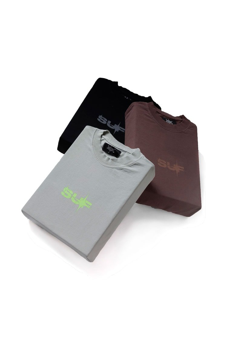 Camiseta Sufgang Basic Pack 4.0 Cinza/Marrom/Preto - NewSkull