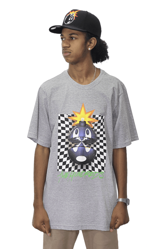 Camiseta The Hundreds Dormposter Cinza - NewSkull