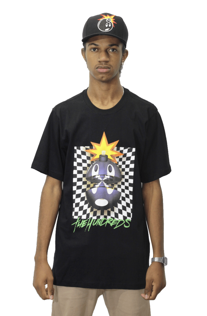 Camiseta The Hundreds Dormposter Preto - NewSkull