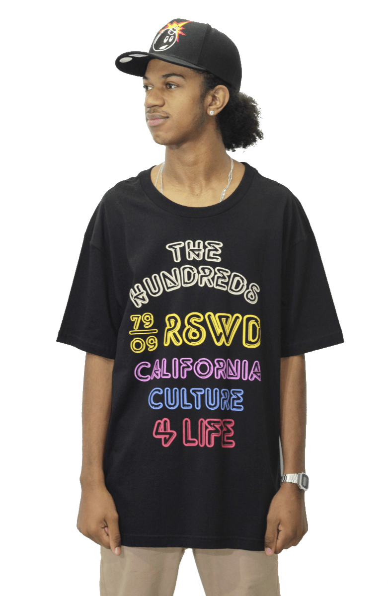 Camiseta The Hundreds Neon Preto - NewSkull