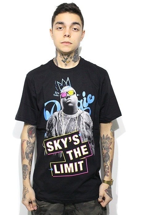 Camiseta Thug Nine Big Sky Preta - NewSkull