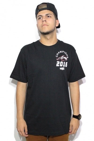 Camiseta Thug Nine Champions Preta - NewSkull