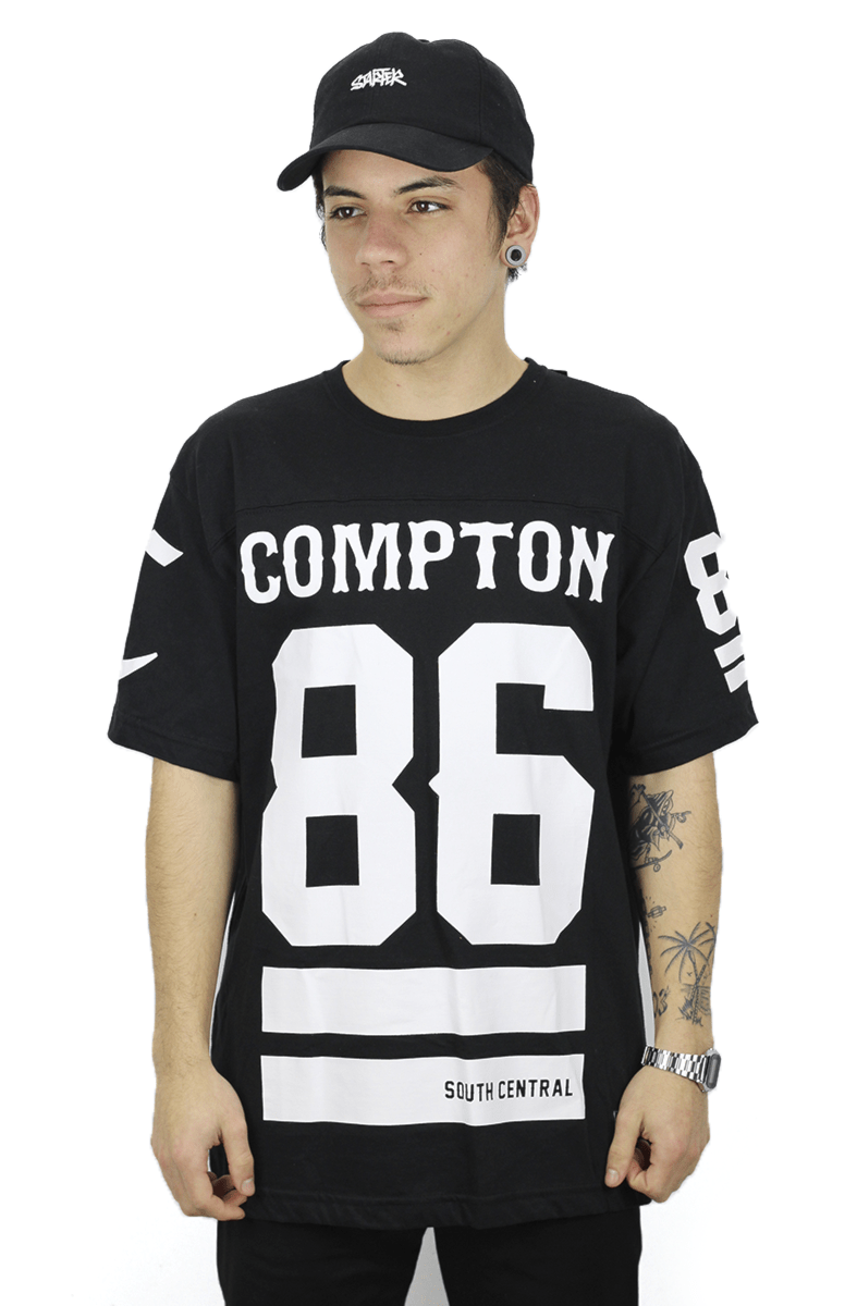 Camiseta Thug Nine NWA 86 Preta - NewSkull