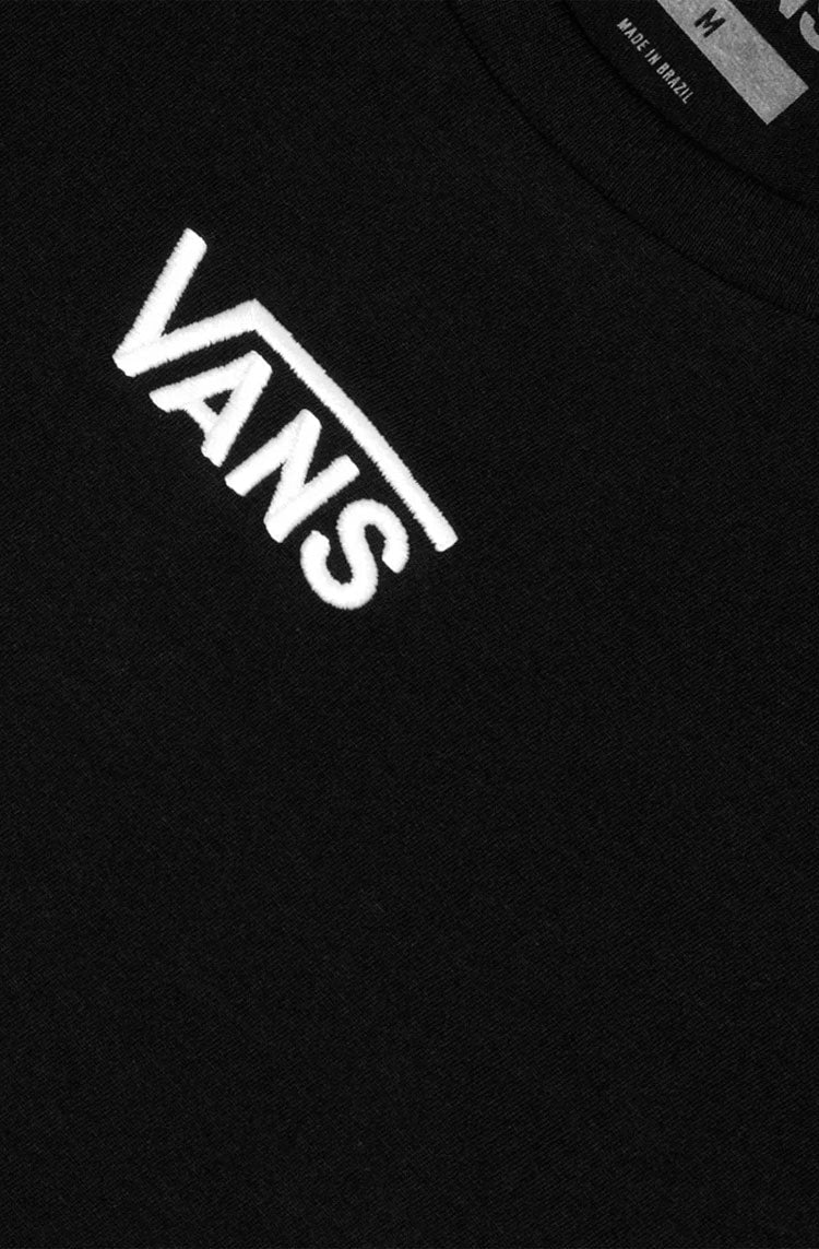 Camiseta Vans Cropped Feminina Flying V Crew Preto - NewSkull