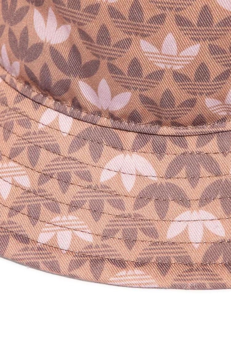 Chapéu Adidas Bucket Monogram Marrom - NewSkull