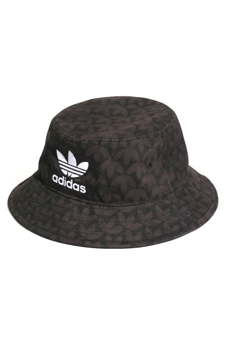 Chapéu Adidas Bucket Monogram Print Preto/Branco - NewSkull