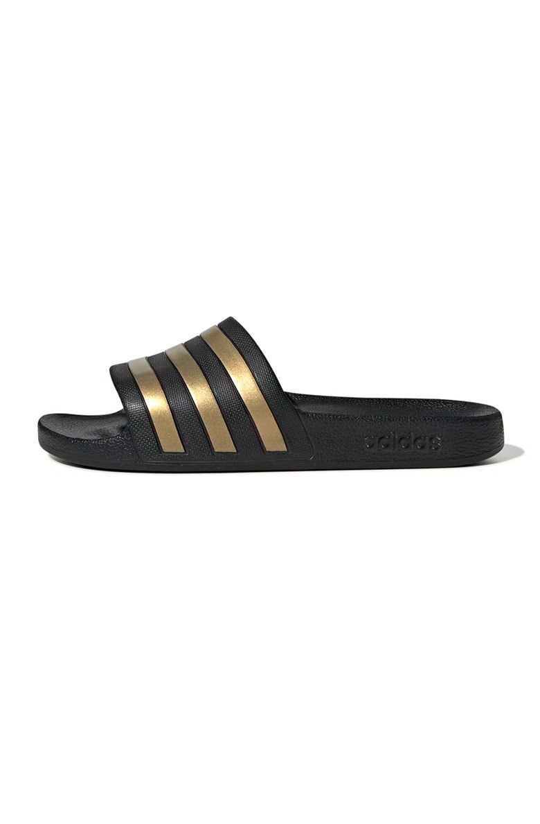 Chinelo Adidas Adilette Aqua Preto/Ouro - NewSkull