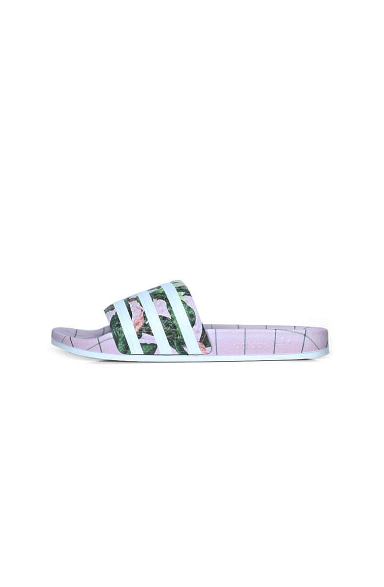 Chinelo Adidas Adilette W Farm Feminino Rosa - NewSkull