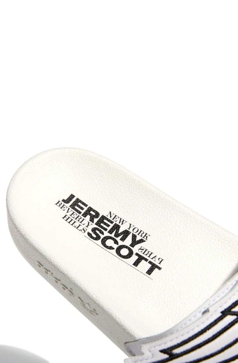 Chinelo Adidas Jeremy Scott Monogram Adilette Wings Branco/Preto - NewSkull