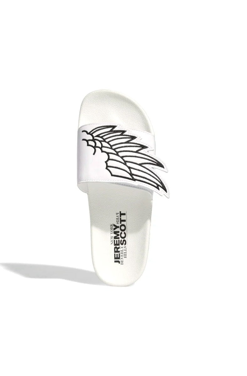 Chinelo Adidas Jeremy Scott Monogram Adilette Wings Branco/Preto - NewSkull