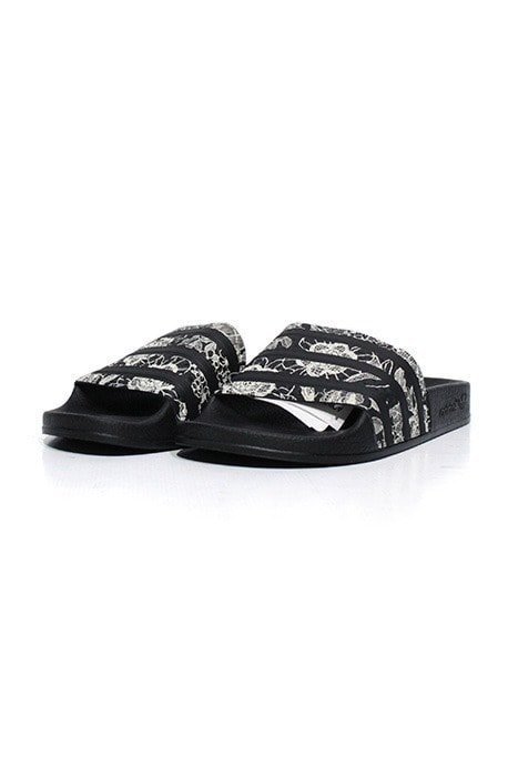 Chinelo Adidas x Farm Adilette W Preto - NewSkull