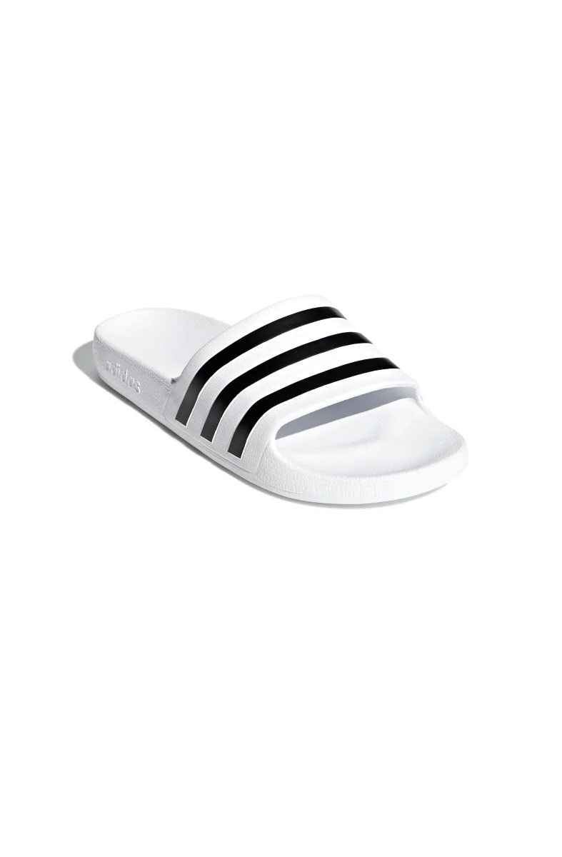 Chinelo Adilette Aqua Branco/Preto - NewSkull
