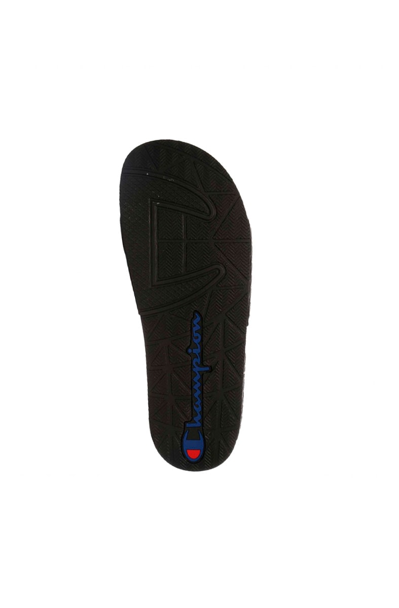 Chinelo Champion Slide IPO Preto/Azul - NewSkull