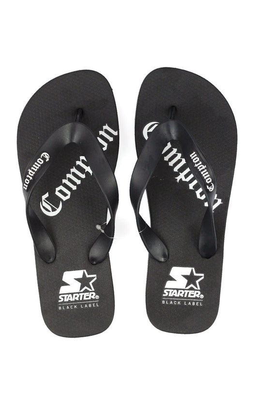 Chinelo de Tira Starter Flip Flop Compton Preto - NewSkull