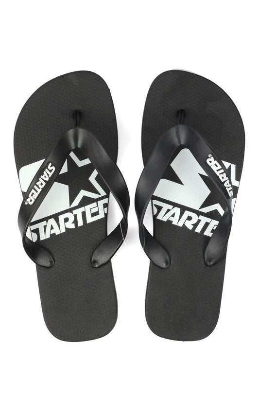 Chinelo de Tira Starter Flip Flop Logo Preto - NewSkull