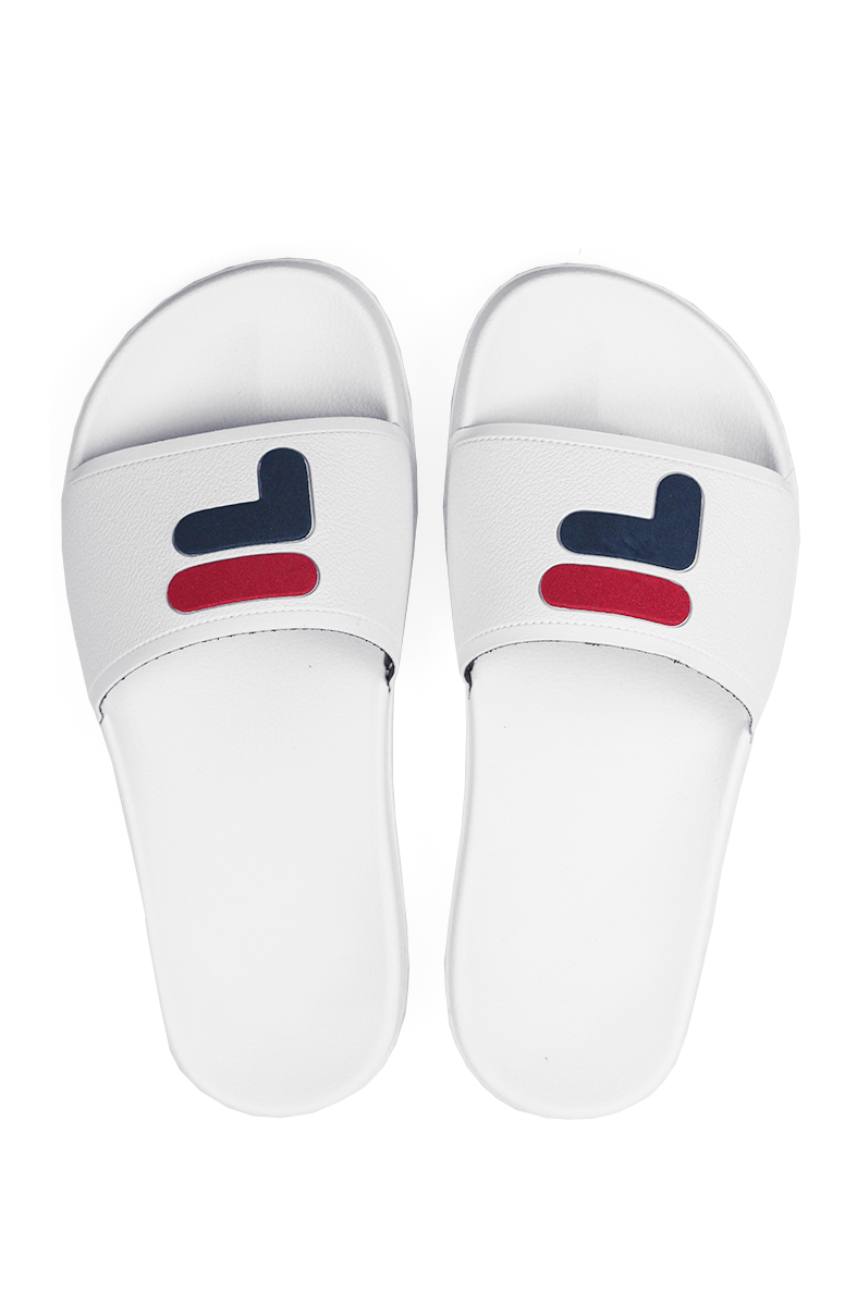 Chinelo Fila Slider Big F Basic Masculino Branco - NewSkull