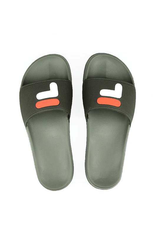 Chinelo Fila Slider Big F Basic Masculino Verde - NewSkull