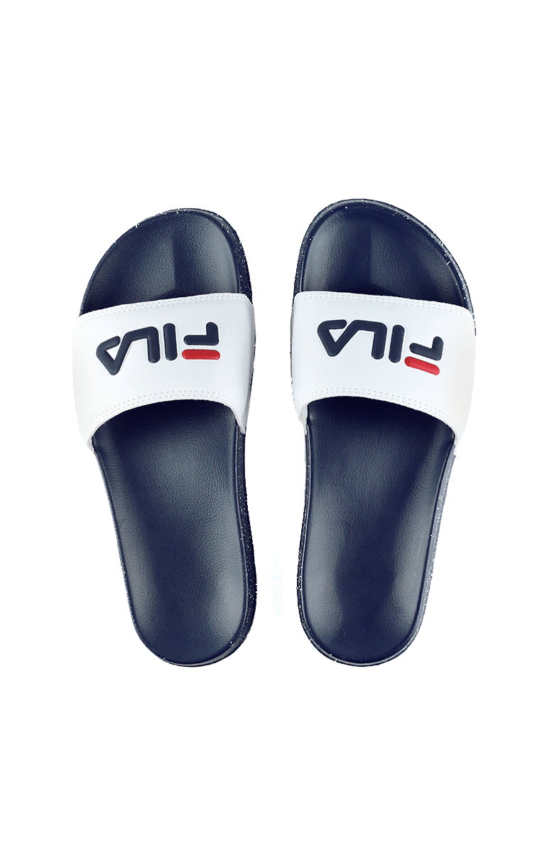 CHINELO FILA SLIDER DRIFTER BASIC AZUL/BRANCO - NewSkull
