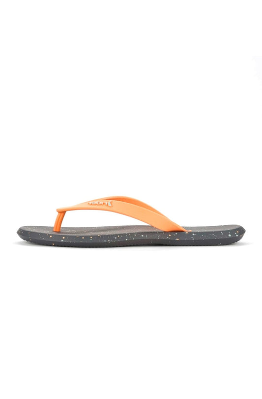 Chinelo Rider Dedo R1 Canvas Cinza/Laranja - NewSkull